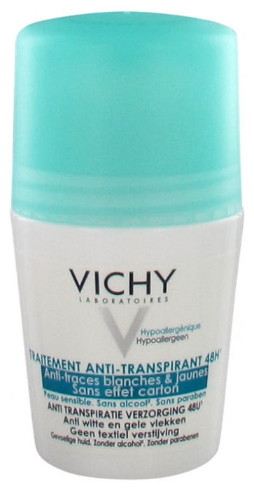 Vichy 48H Intensywny antyperspirant przeciw plamom Dezodorant 50ml