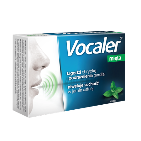 VOCALER mint, 12 lozenges