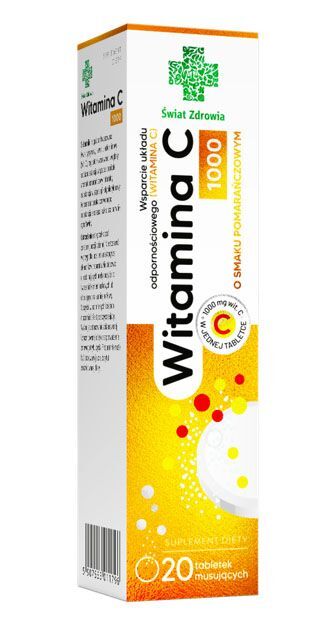 Swiat Zdrowia Witamina C Vitamin C 1000 20 effervescent tablets