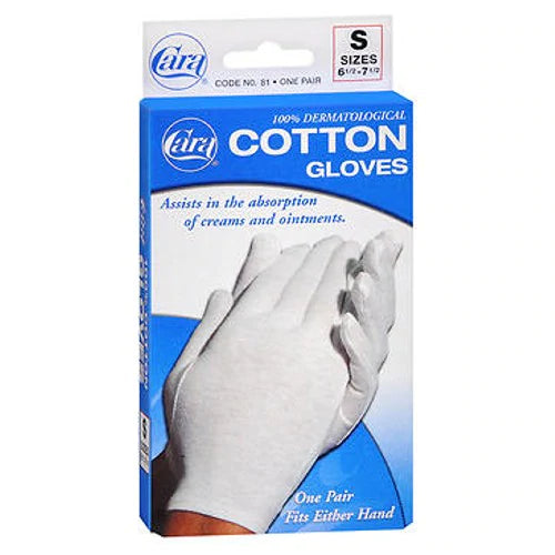 Cara Cotton Gloves S (1 Pair)