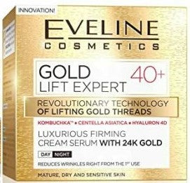 Eveline Cosmetics Gold Lift Expert 40+ Luksusowe serum ujędrniające w kremie 50ml