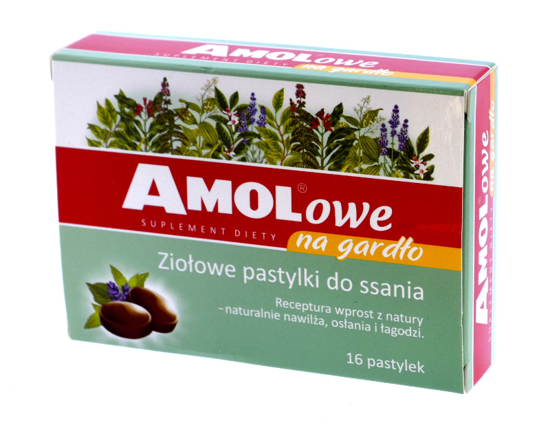 AMOLowe Throat Herbal Lozenges 16 lozenges