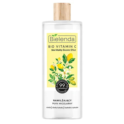 Bielenda Bio Witamina C Skin Vitality Booster Nawilżający Płyn Micelarny 500ml 