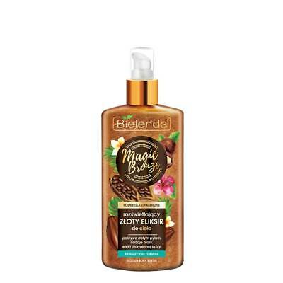 Bielenda Magic Bronze Rozświetlający Złoty Eliksir Do Ciała 150ml 