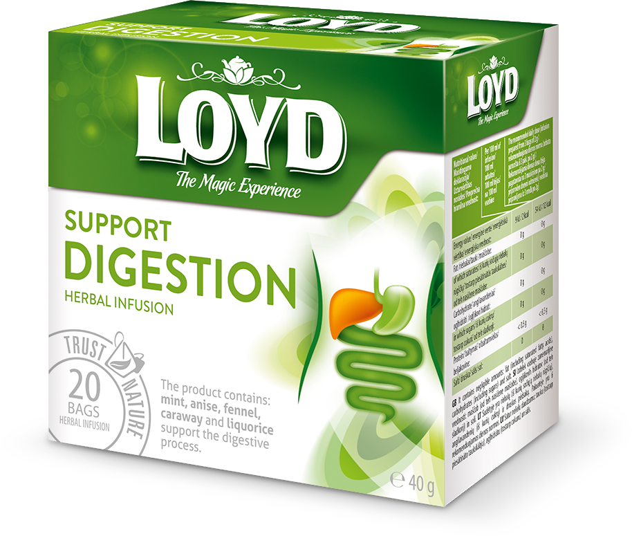 Loyd Support Digestion Herbata ziołowa naparowa 20 torebek