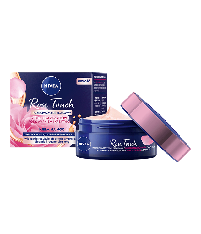 Nivea Rose Touch Anti-Wrinkle Night Cream with Rose Petals Oil 50ml