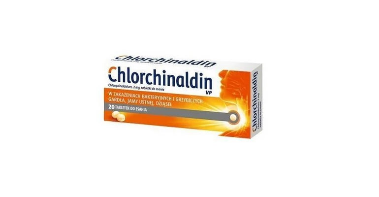 Chlorchinaldin Chlorquinaldolum 2mg 20 pastylek do ssania