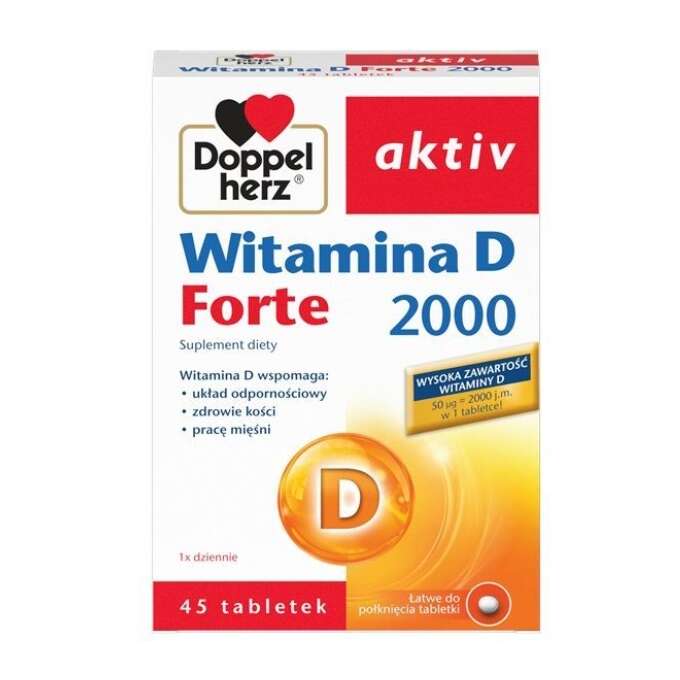 Doppelherz Aktiv Witamina D Forte 2000 45 tablets