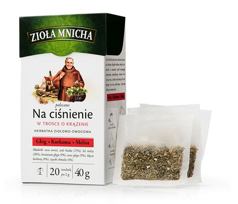 Ziola Mnicha For Blood Pressure Herbal Tea 20 bags