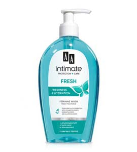 AA Intimate Fresh Płyn do higieny intymnej Świeżość i nawilżenie 300ml 