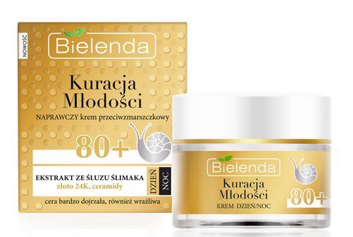 Bielenda Youth Therapy 80+ Regenerujący krem ​​przeciwzmarszczkowy na dzień i na noc 50ml