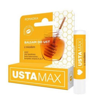 UstaMax Lip Balm with Honey 4.9g