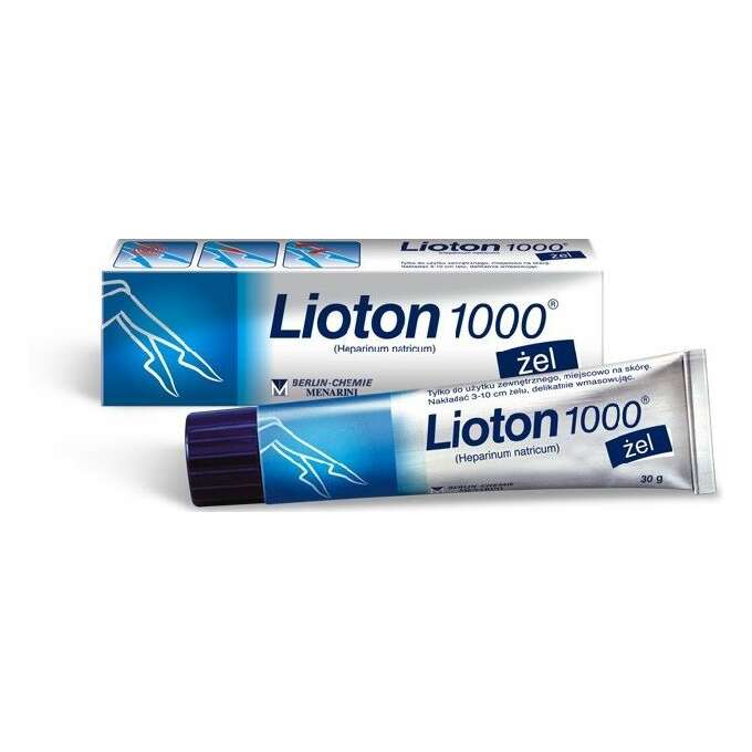 Lioton Gel 1000 for Varicose Veins, Venous Diseases & Swelling 50 g