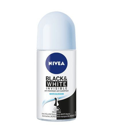 Nivea Black & White Invisible Pure Anti-Perspirant Roll-On 50ml