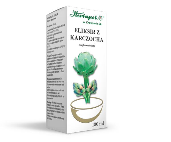 Herbapol Elixir from Artichoke 100ml