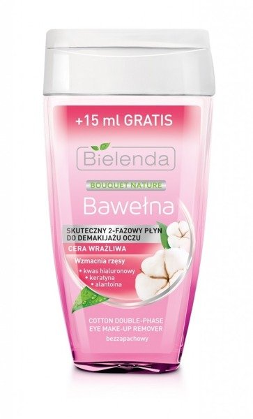 Bielenda Bouquet Nature Cotton Efficient 2-phase Liquid Eye Makeup Remover 140ml