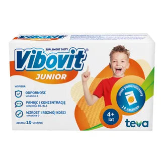 Vibovit Junior Smak Pomarańczowy 14 saszetek 