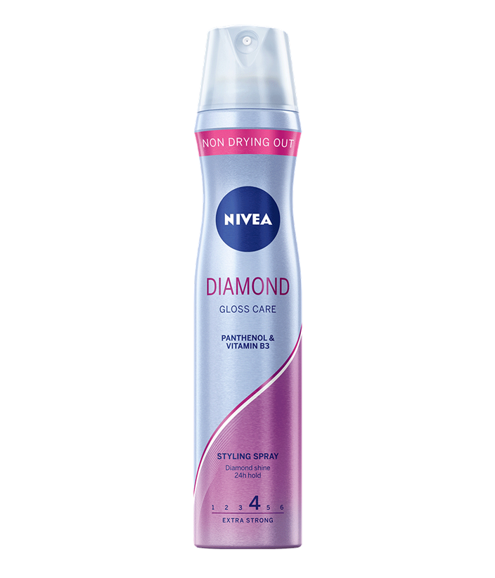 Nivea Diamond Gloss Care Styling Spray Extra Strong 4 250ml