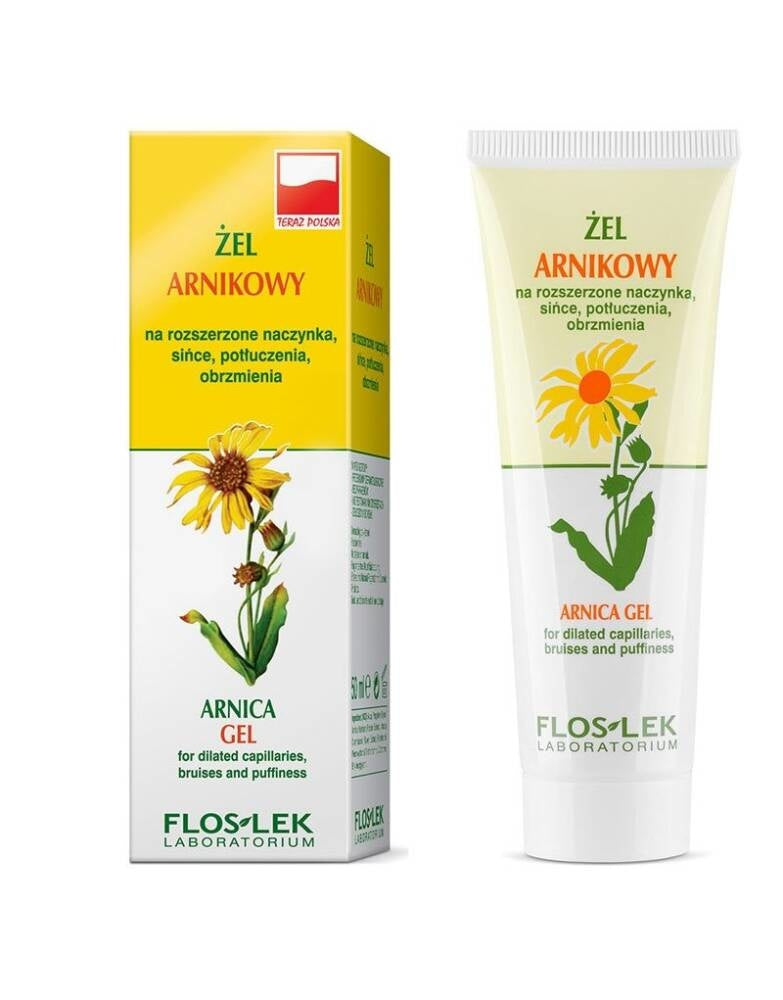 Flos-Lek Arnica Gel for Dilated Capillaries, Puffiness and Bruises 50ml