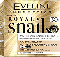 Eveline Cosmetics Royal Snail 30+ Aktywnie Łagodzący Krem Dzień/Noc 50ml