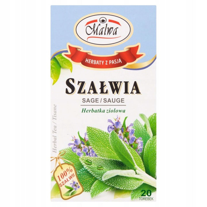 MALWA Herbal Sage/Sauge Tea 20 bags