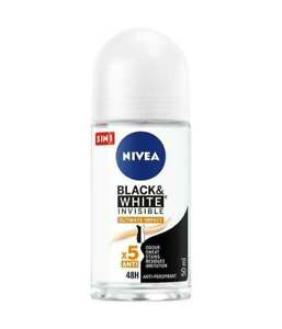 Nivea Black & White Invisible Ultimate Impact Anti-Perspirant Roll-On 50ml