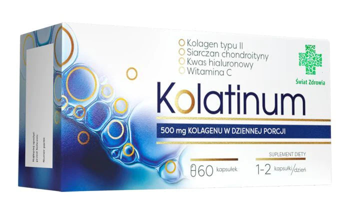 Swiat Zdrowia Kolatinum Collagen Dietary Supplement for Healthy Bones and Cartilage 60 caps