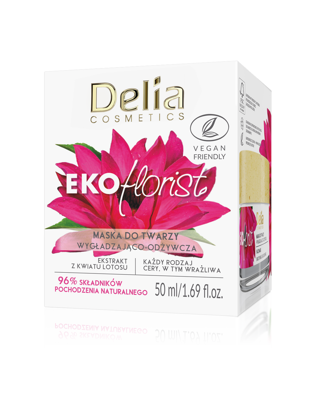 Delia Smoothing and nourishing face mask EKOflorist, 50ml
