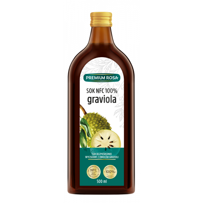 Premium Rosa Juice NFC 100% Graviola Fruit Juice 500ml