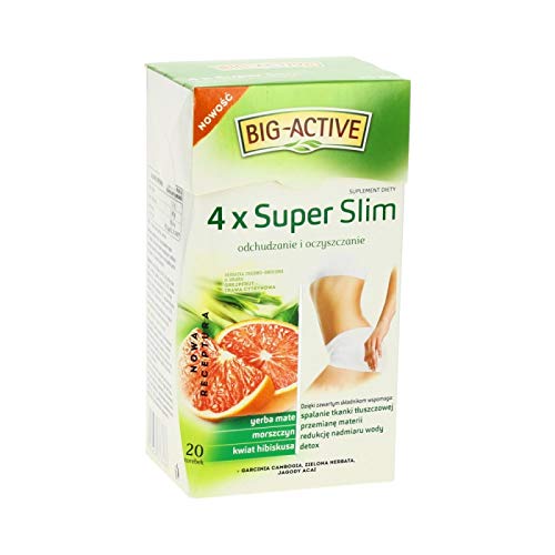 BIG-Active 4x Super Slim Herbal Tea 20 bags