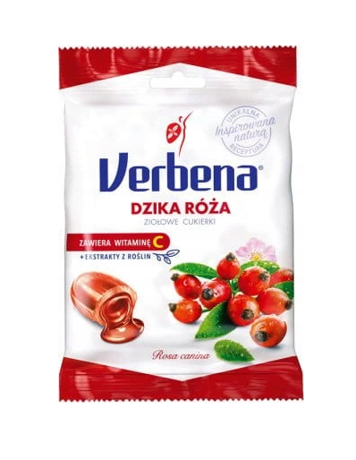 VERBENA Rosehip Herbal Candies with Vitamin C 60g