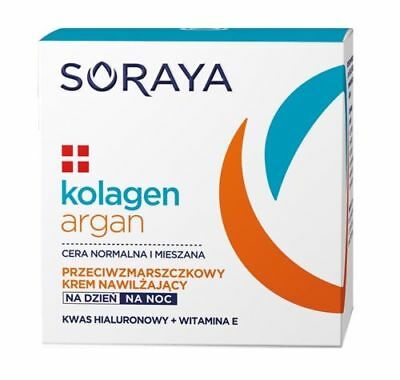 Soraya Collagen Argan Anti-wrinkle Moisturizing Day and Night Cream for Normal to Combination Skin 50ml