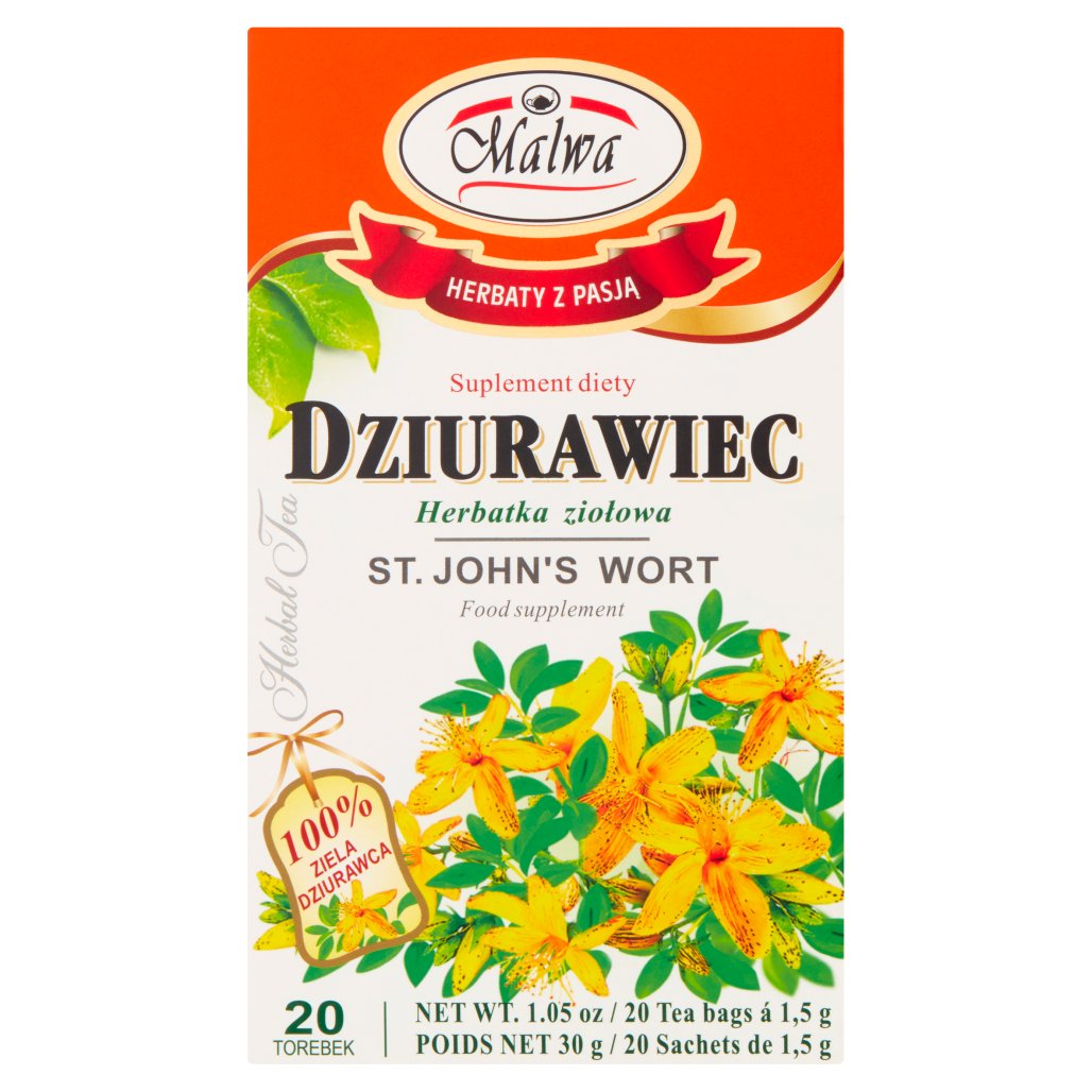 MALWA Herbal St. Johns Wort Tea 20 bags