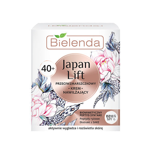 Bielenda Japan Lift 40+ Anti-Wrinkle Moisturizing Day Face Cream  SPF6 50ml