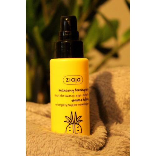 Ziaja Pineapple Shot for the Face, Neck and Cleavage, Energizing and Moisturizing