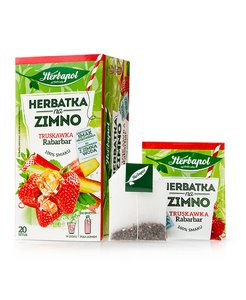 Herbapol Zimna Herbata Truskawka & Rabarbar 20 torebek