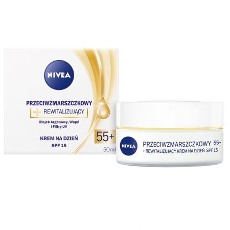 Nivea Revitalizing Anti-Wrinkle 55+ Day Cream SPF 15 50ml