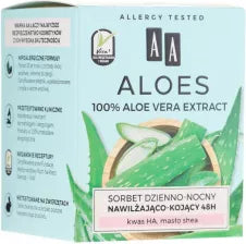 AA  Aloe Soothing-Moisturizing Face Sorbet Day/Night 50ml