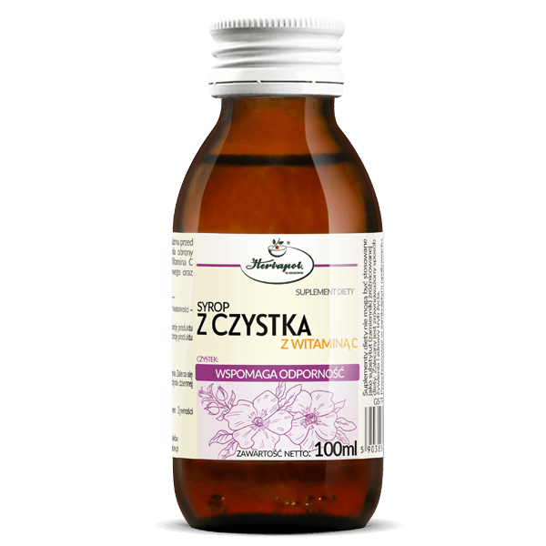 Syrop Herbapol Rockrose Czystek z Witaminą C 100ml!!!