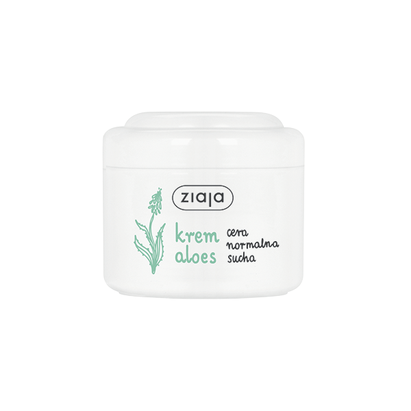 Ziaja  Aloe Face Cream Vegan Normal Dry Skin 50ml