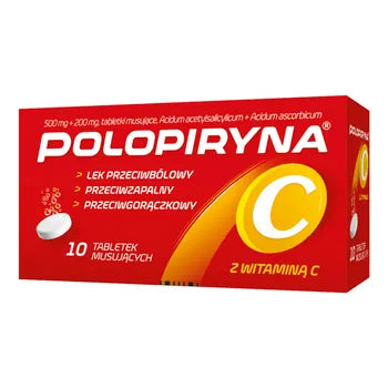 Polopiryna C - Polopyrine C 10 tabletek musujących