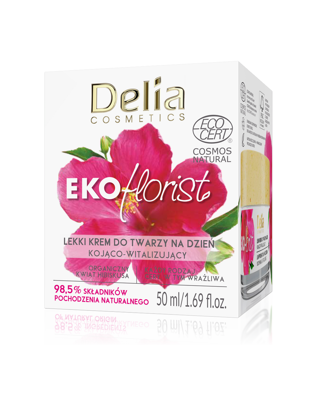 Delia - EKOflorist light day face cream, soothing and vitalizing, 50ml