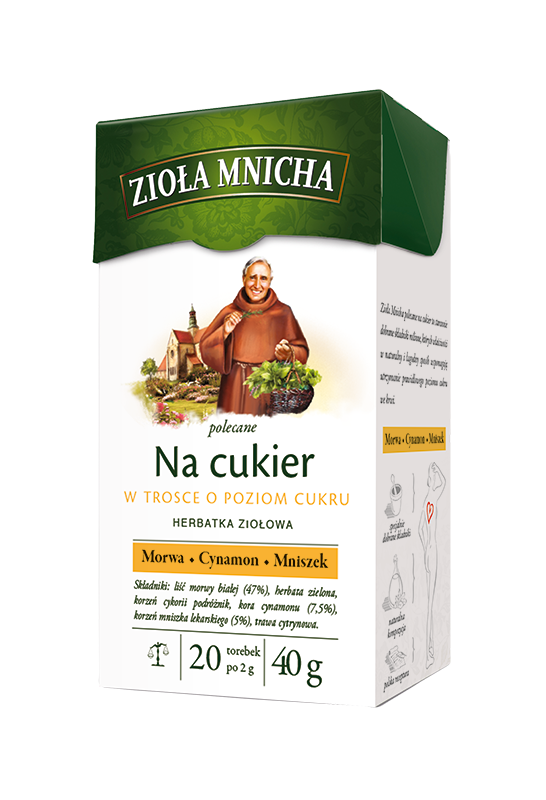 Ziola Mnicha Herbs for Sugar 20 bags