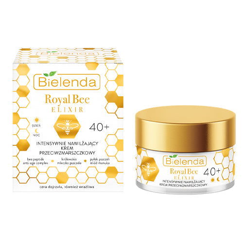 Bielenda Royal Bee Elixir 40+ Intensively  Moisturizing Anti-Wrinkle Face Cream  50ml