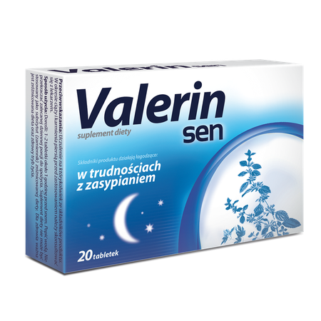 Valerin sen 20 tabletek