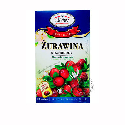 MALWA Herbal Cranberry Fruit Tea 20 bags