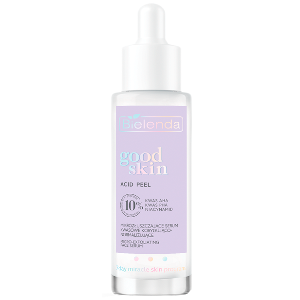 Bielenda Good Skin Acid Peel 10% Micro-Exfoliating Face Serum 30g