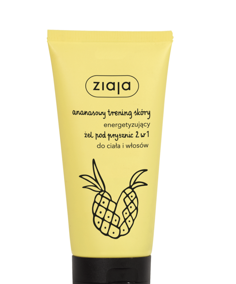 Ziaja Ananas Skin Training Energetyzujący Żel Pod Prysznic 2w1 Do Ciała I Włosów 160ml