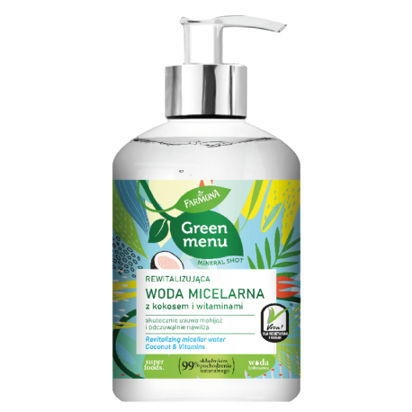 Farmona Green Menu Revitalizing Micellar Water With Coconut & Vitamins 270ml