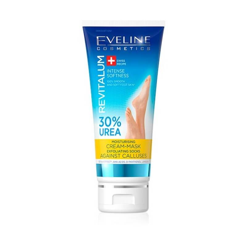 Eveline Revitalum Intensive Softness 30% Urea  Moisturizing Cream-Mask Against Calluses 75ml